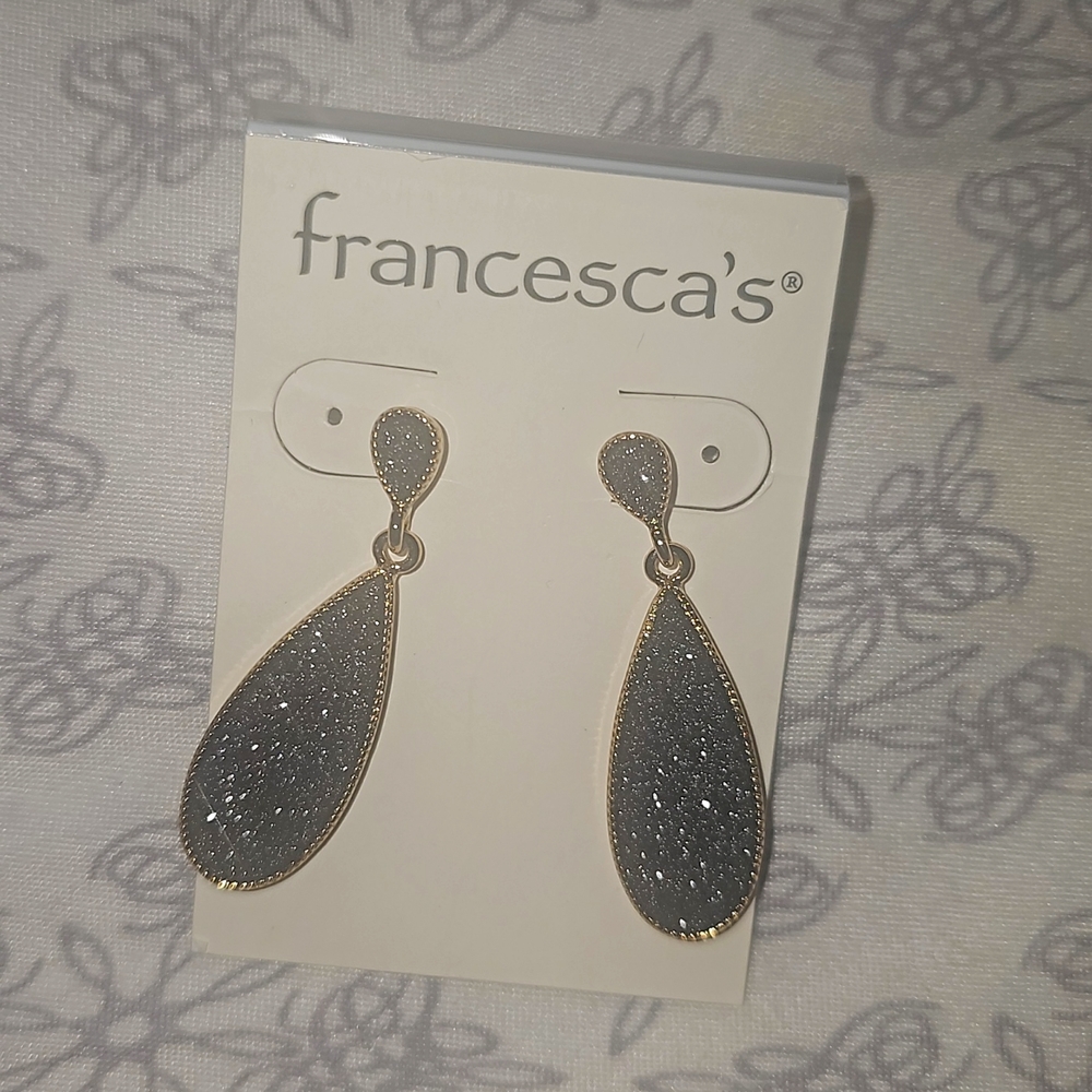 Sparkly dangling earrings